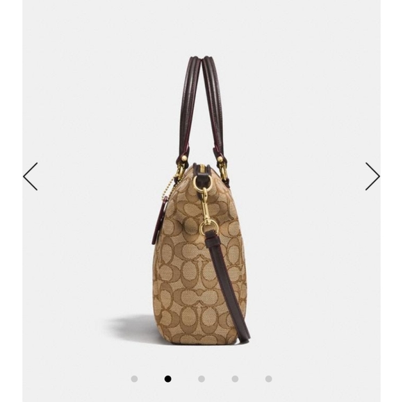 Coach Prairie Satchel In Signature Jacquard - Picture 3 of 10